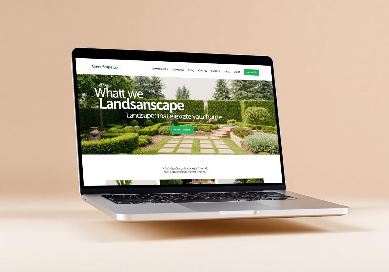 GreenScape Co. concept website